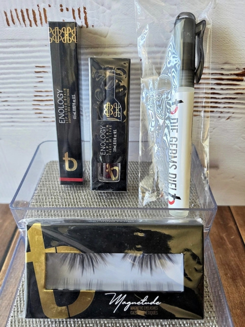 Tori Belle Enology Lip Stain & Magnetic Lash Bundle NWT K103